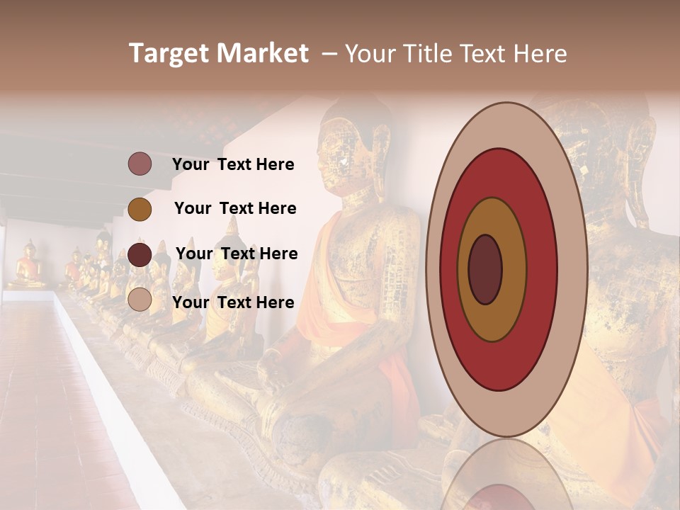 Tourism Spiritual Yellow PowerPoint Template