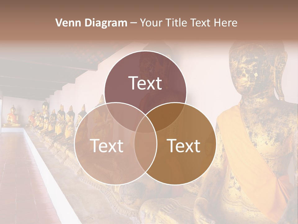 Tourism Spiritual Yellow PowerPoint Template