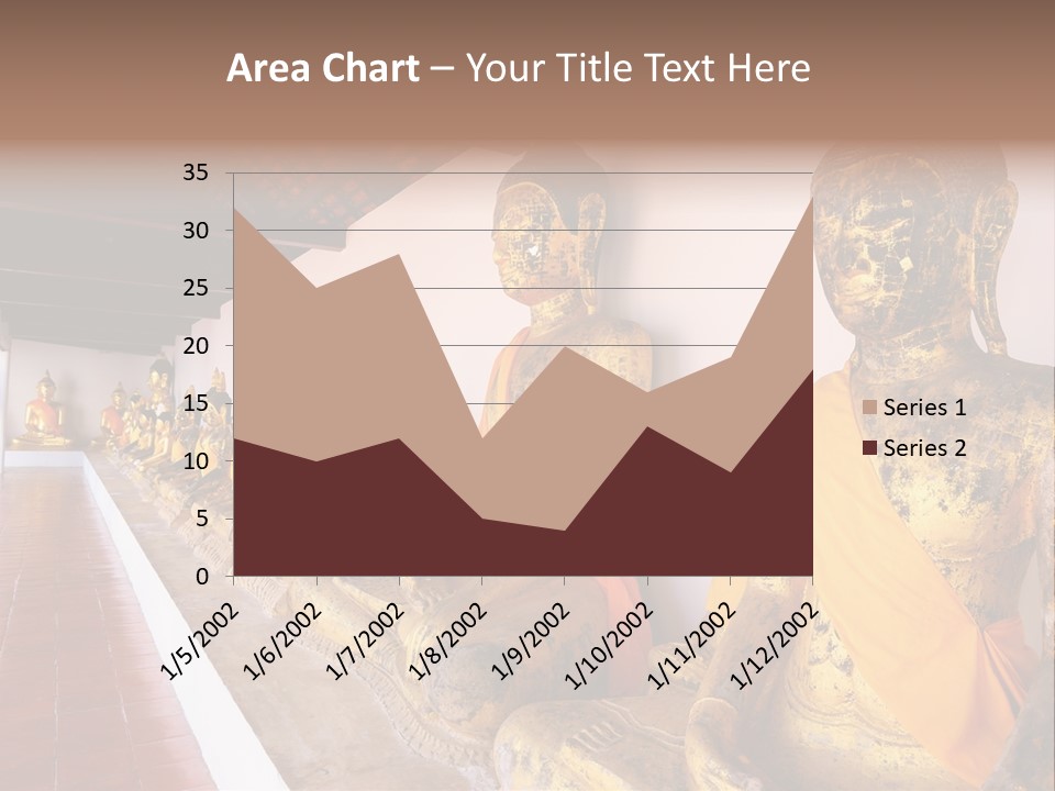 Tourism Spiritual Yellow PowerPoint Template