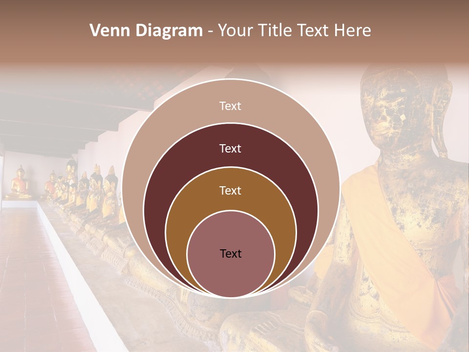 Tourism Spiritual Yellow PowerPoint Template