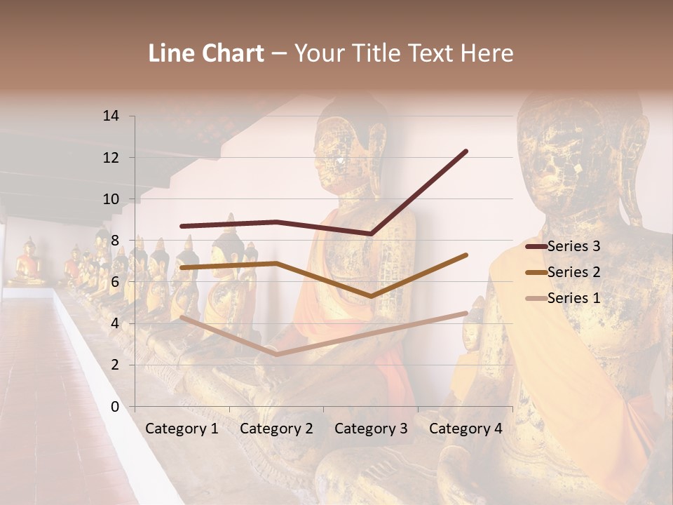 Tourism Spiritual Yellow PowerPoint Template