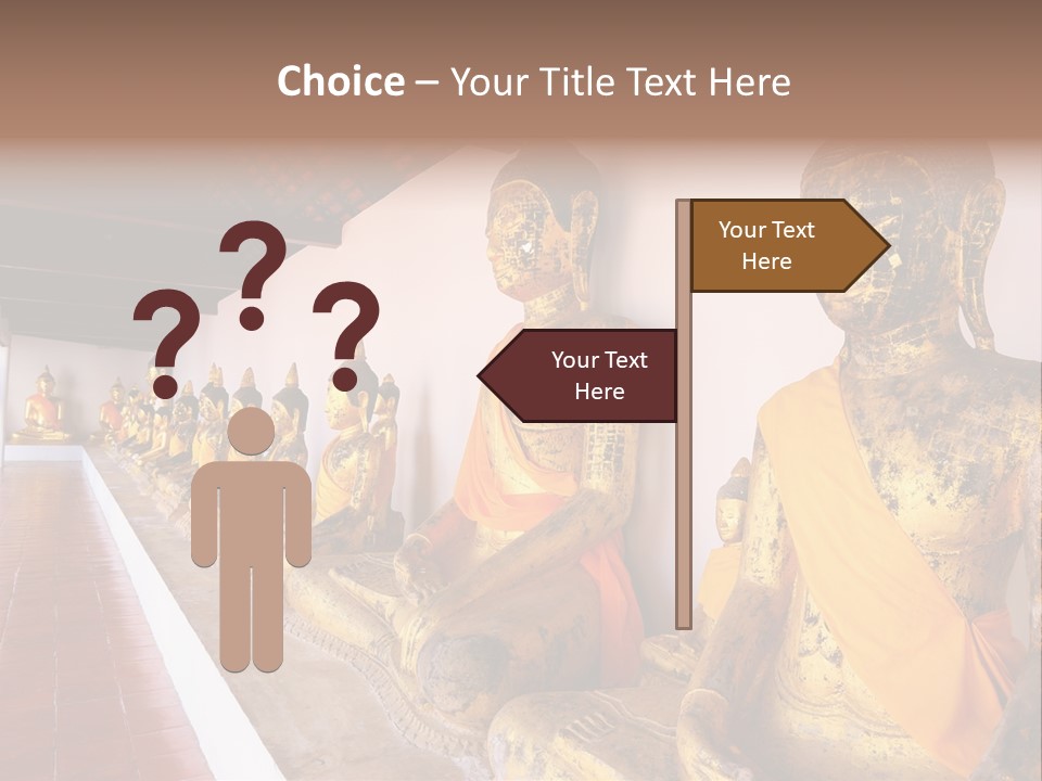 Tourism Spiritual Yellow PowerPoint Template