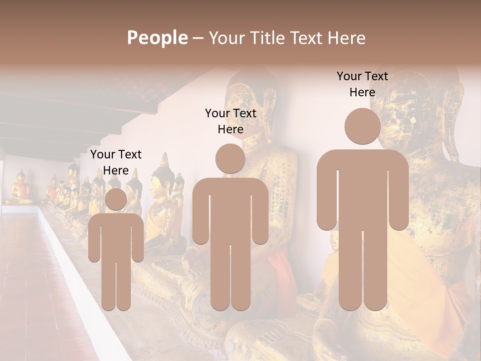 Tourism Spiritual Yellow PowerPoint Template