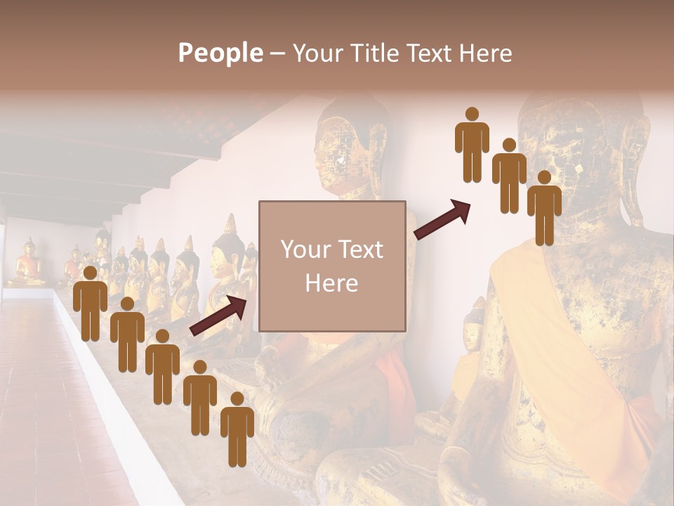 Tourism Spiritual Yellow PowerPoint Template