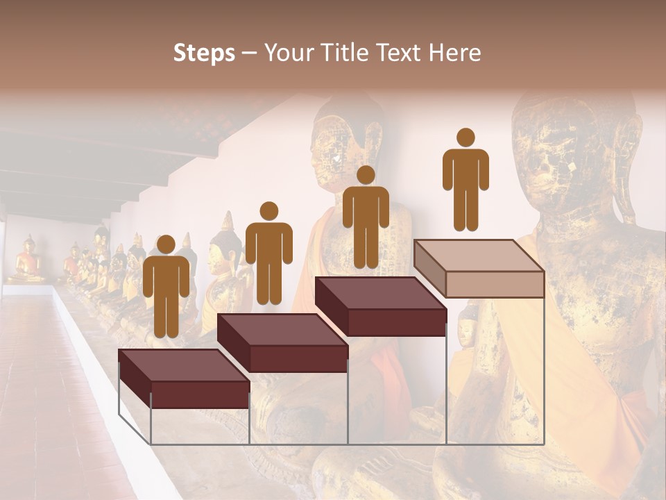 Tourism Spiritual Yellow PowerPoint Template