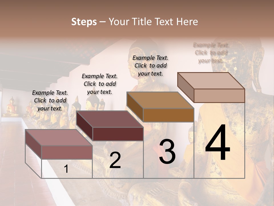 Tourism Spiritual Yellow PowerPoint Template