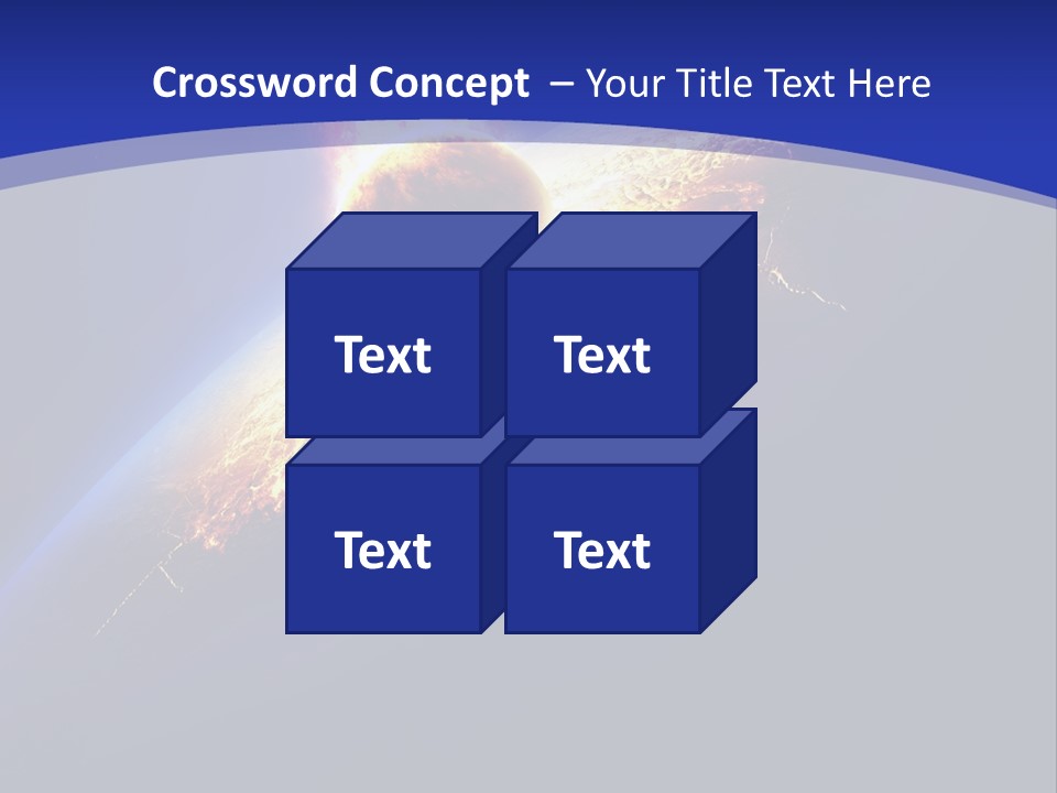 Bang Accident Fantasy PowerPoint Template