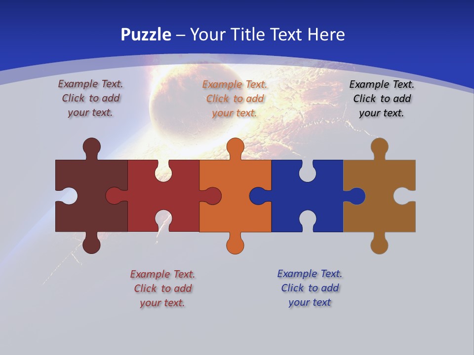 Bang Accident Fantasy PowerPoint Template