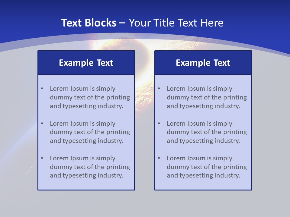 Bang Accident Fantasy PowerPoint Template