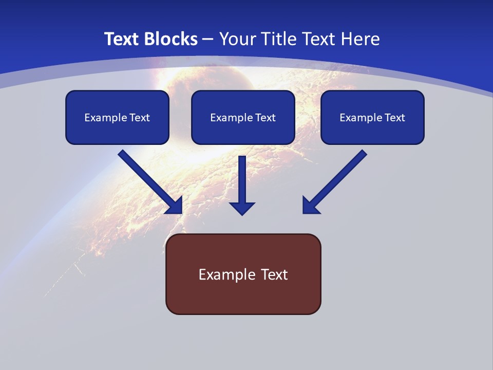 Bang Accident Fantasy PowerPoint Template