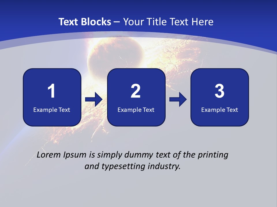 Bang Accident Fantasy PowerPoint Template