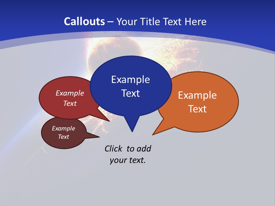 Bang Accident Fantasy PowerPoint Template