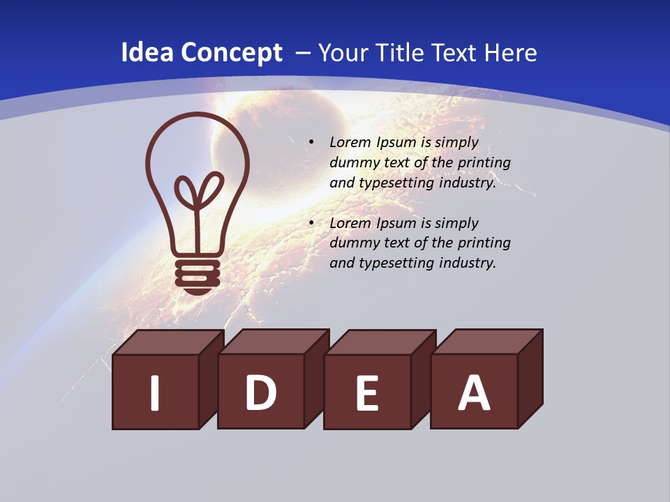 Bang Accident Fantasy PowerPoint Template