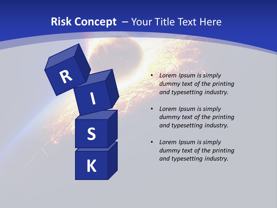 Bang Accident Fantasy PowerPoint Template