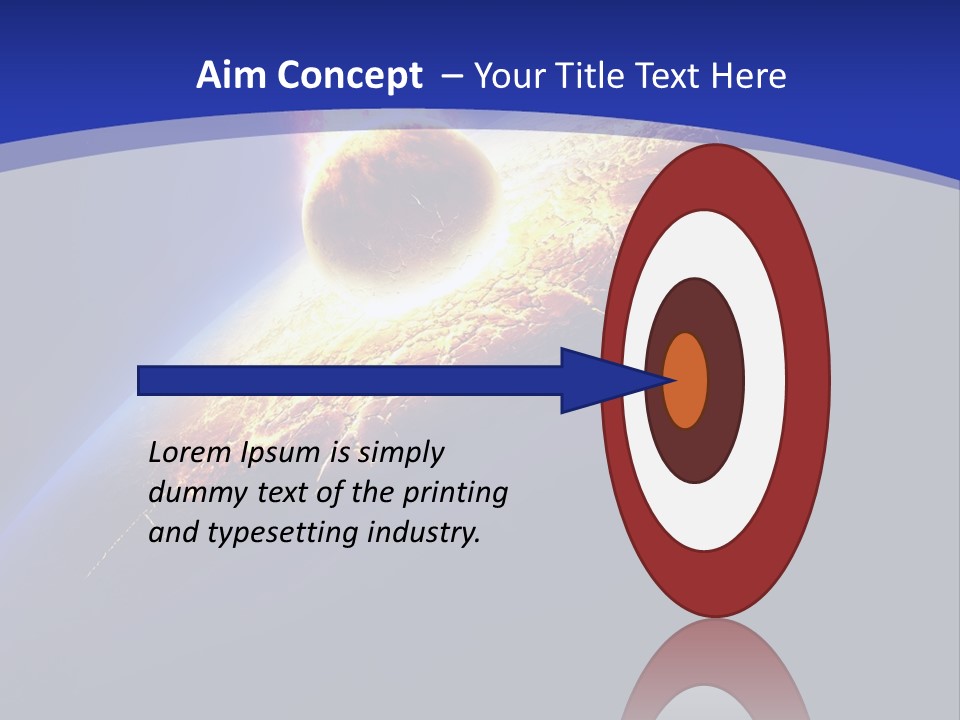 Bang Accident Fantasy PowerPoint Template