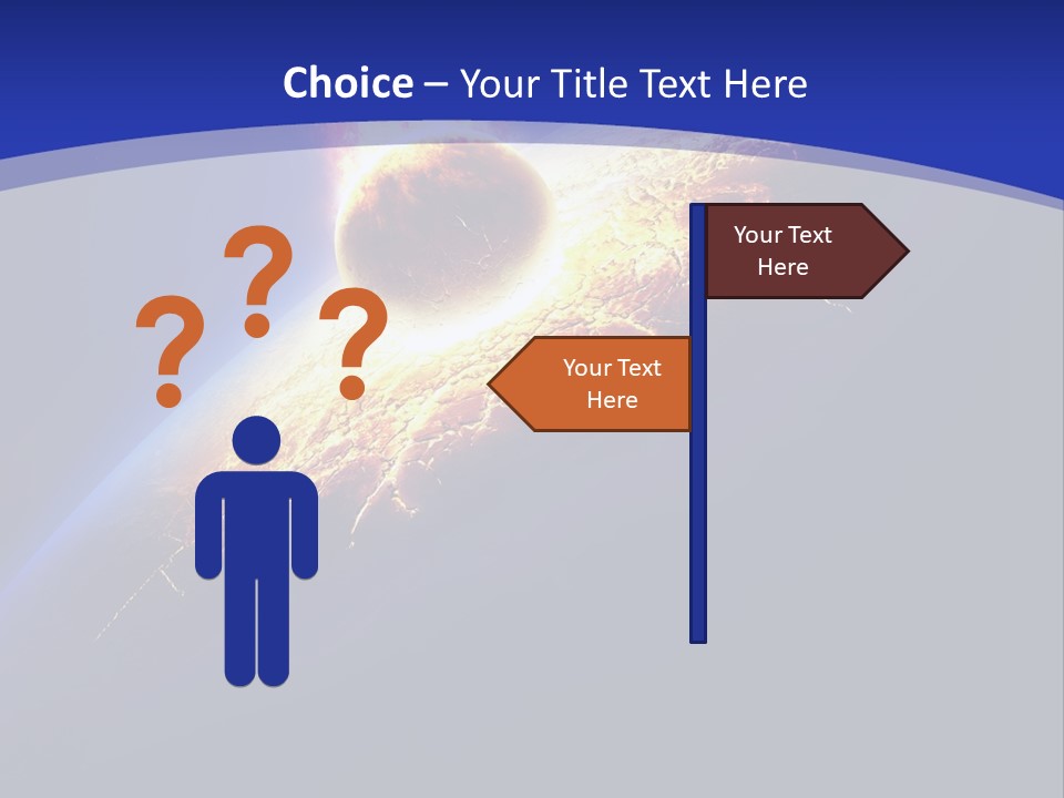 Bang Accident Fantasy PowerPoint Template