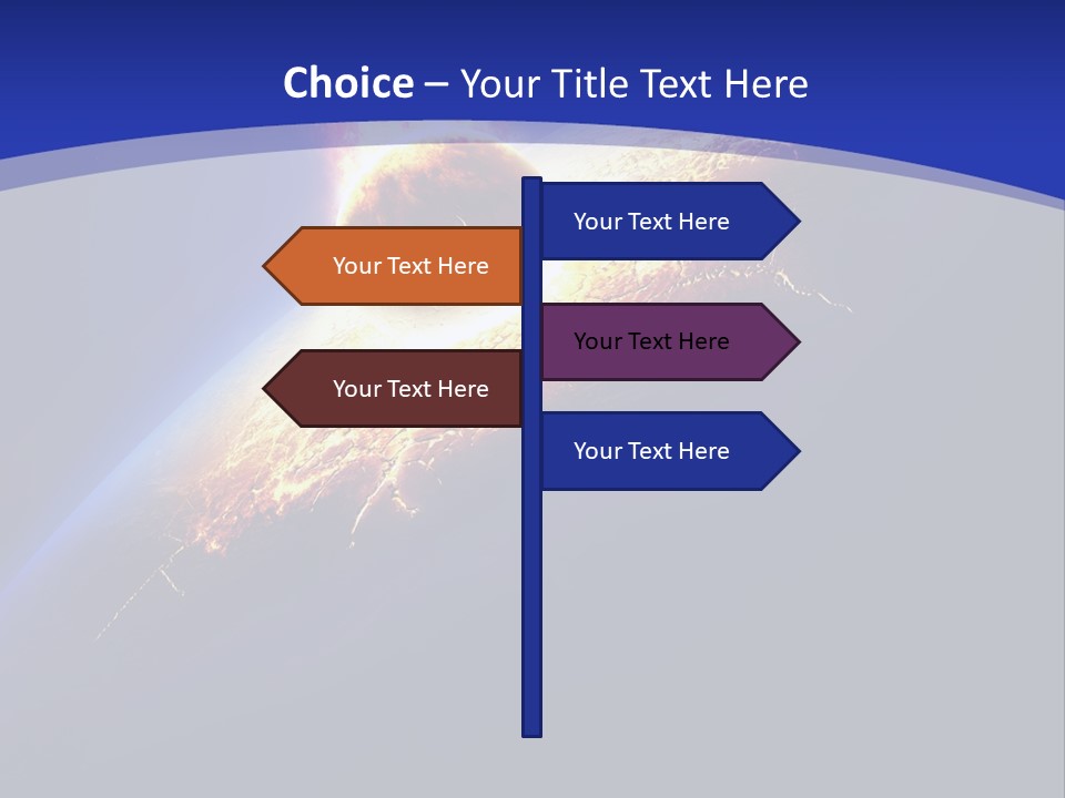 Bang Accident Fantasy PowerPoint Template