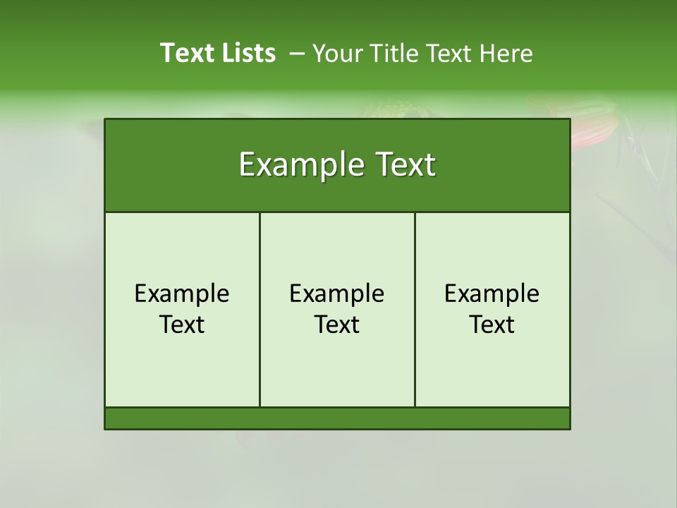 Wings Beak Hummingbird PowerPoint Template