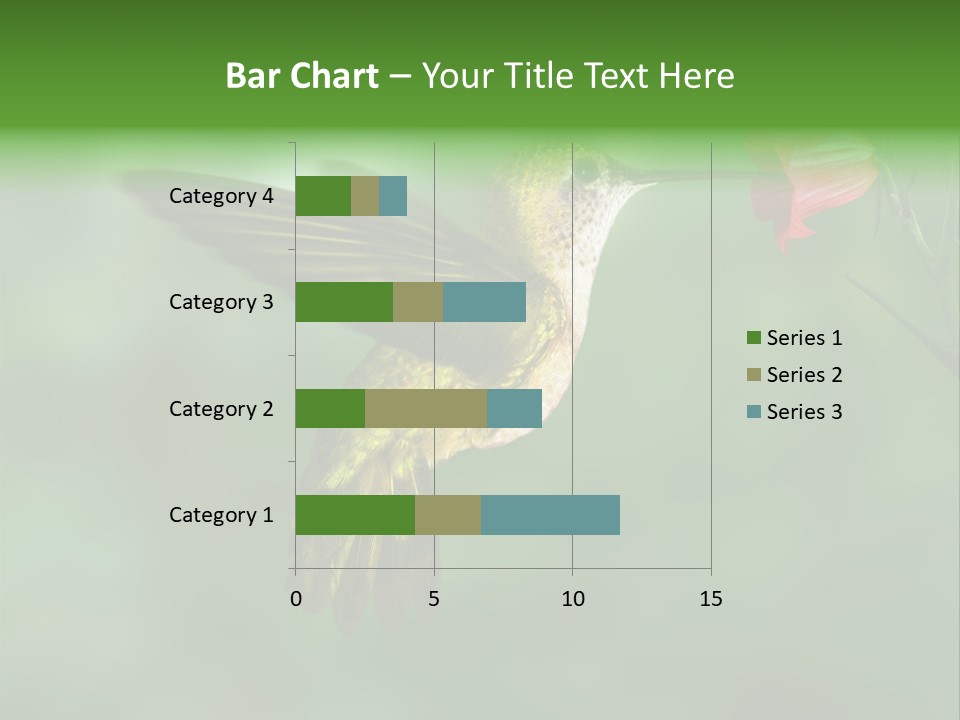 Wings Beak Hummingbird PowerPoint Template