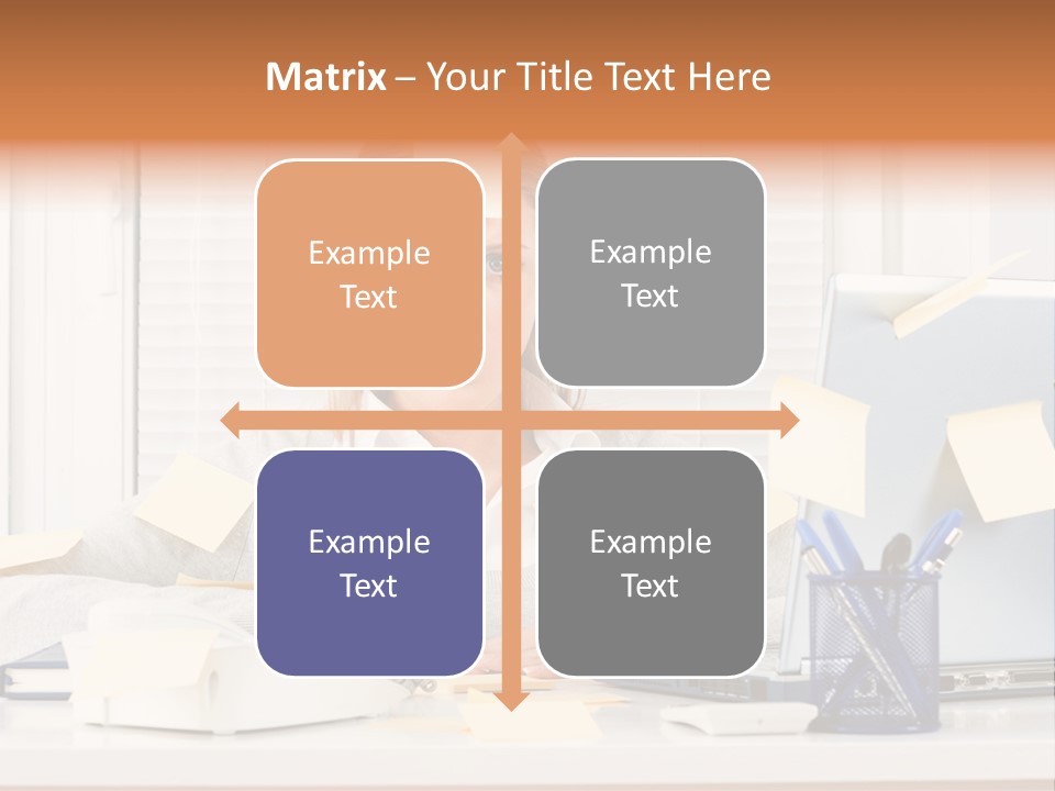 One Person Young  One Woman Only PowerPoint Template