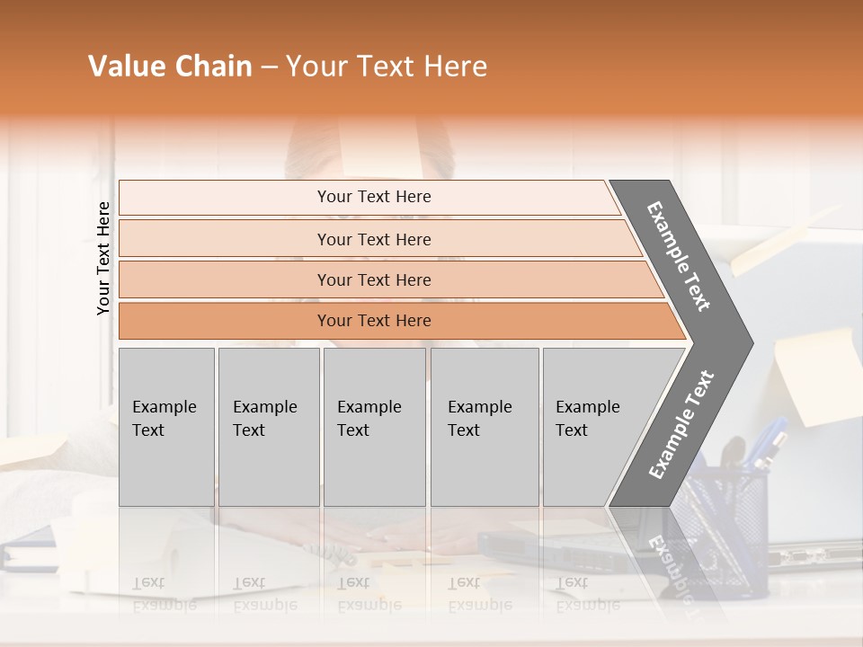 One Person Young  One Woman Only PowerPoint Template
