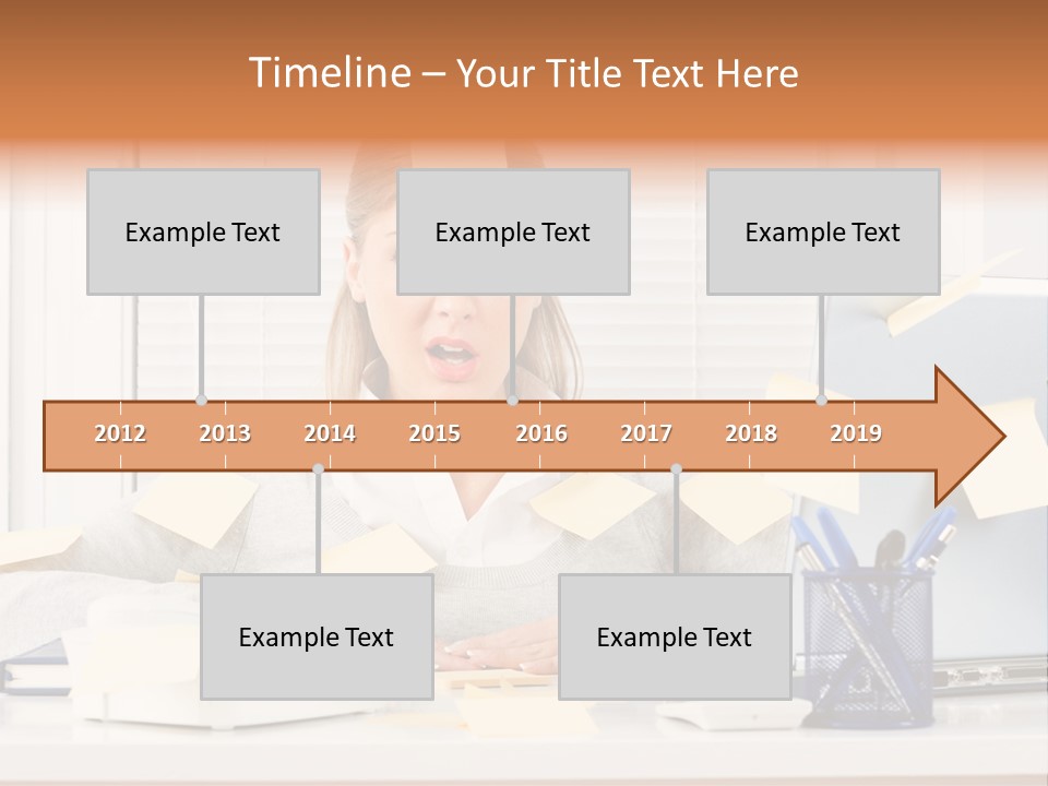 One Person Young  One Woman Only PowerPoint Template