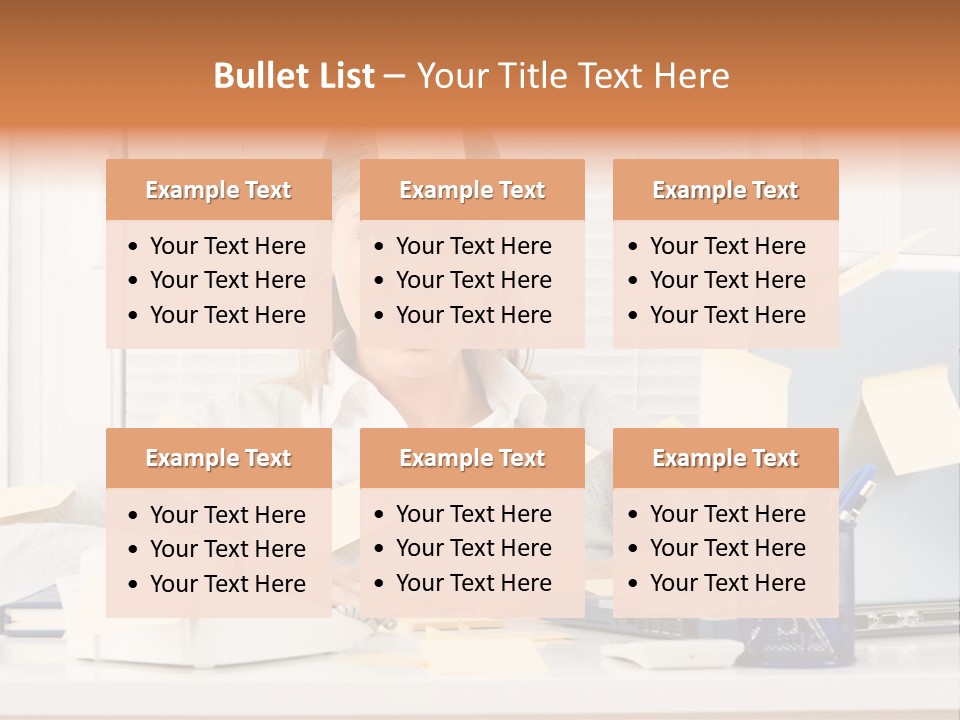 One Person Young  One Woman Only PowerPoint Template