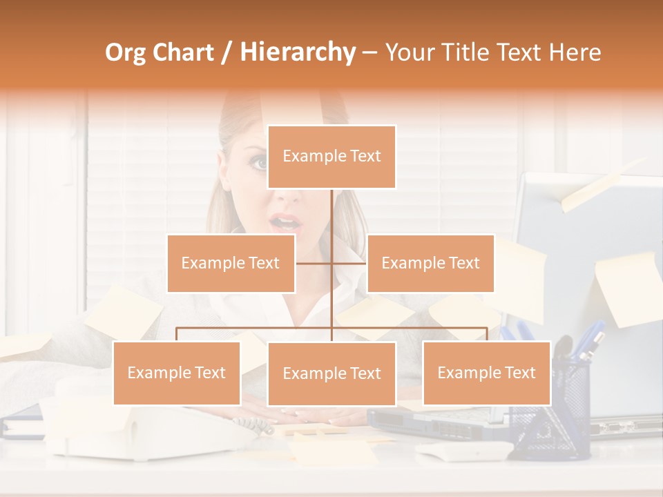 One Person Young  One Woman Only PowerPoint Template