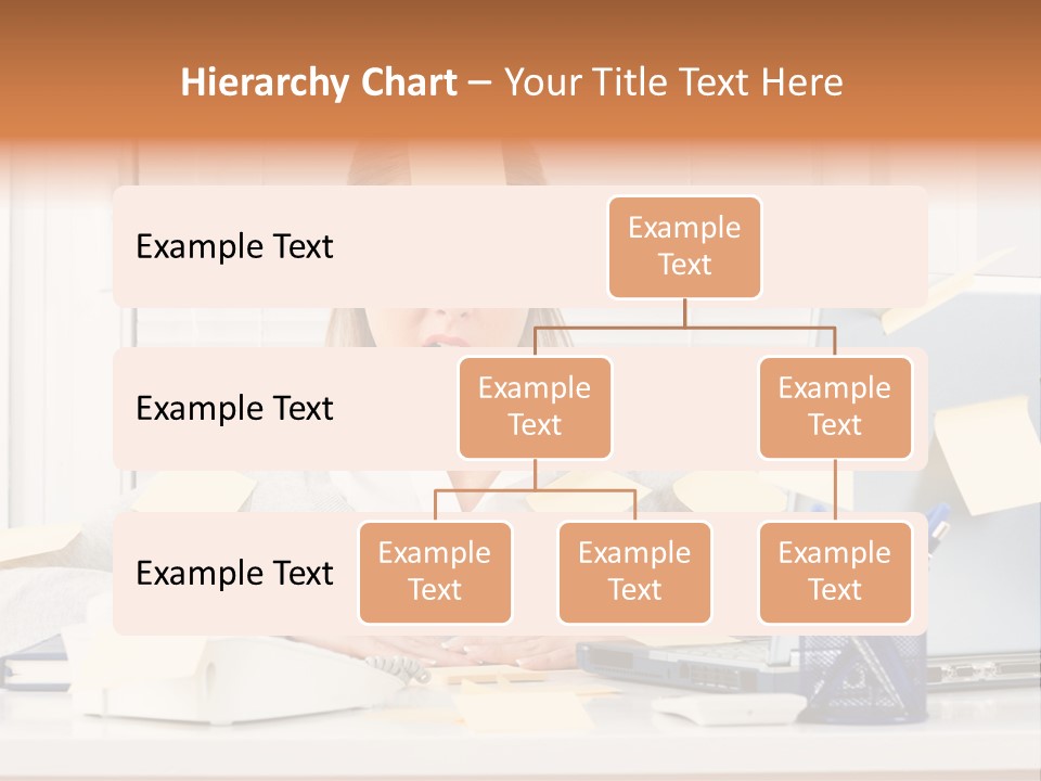 One Person Young  One Woman Only PowerPoint Template