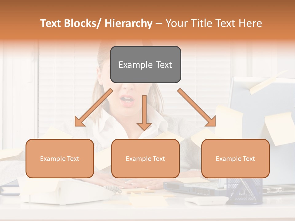 One Person Young  One Woman Only PowerPoint Template