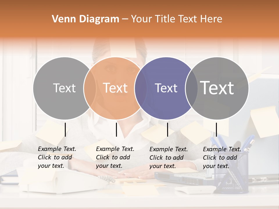 One Person Young  One Woman Only PowerPoint Template