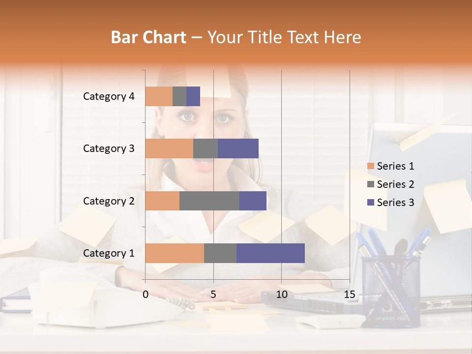 One Person Young  One Woman Only PowerPoint Template