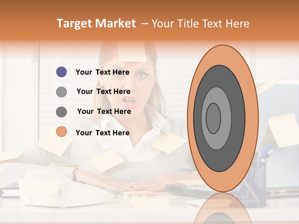 One Person Young  One Woman Only PowerPoint Template