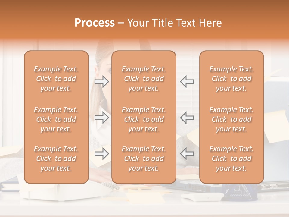 One Person Young  One Woman Only PowerPoint Template