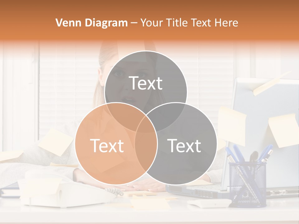 One Person Young  One Woman Only PowerPoint Template