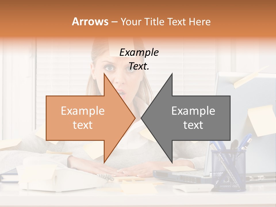 One Person Young  One Woman Only PowerPoint Template