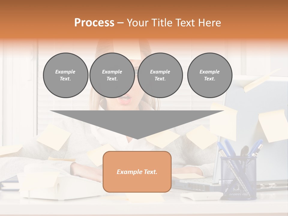 One Person Young  One Woman Only PowerPoint Template