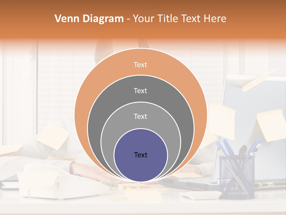 One Person Young  One Woman Only PowerPoint Template