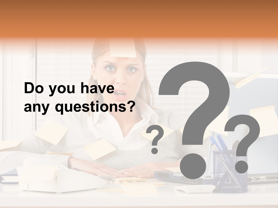 One Person Young  One Woman Only PowerPoint Template