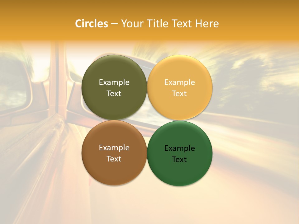 Transportation Movement Auto PowerPoint Template