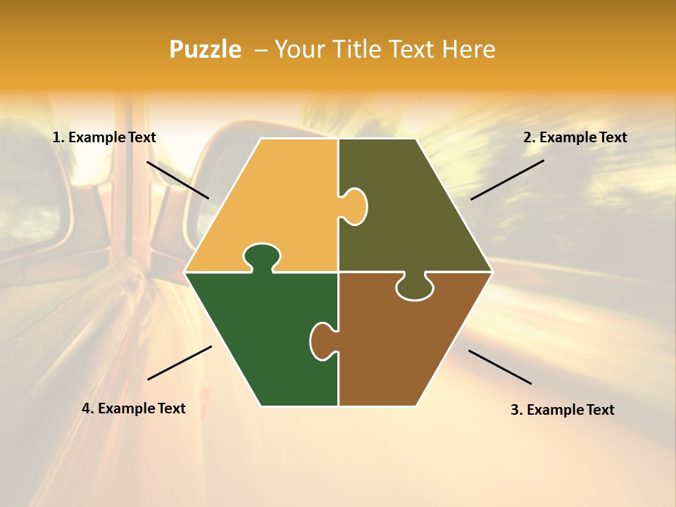 Transportation Movement Auto PowerPoint Template