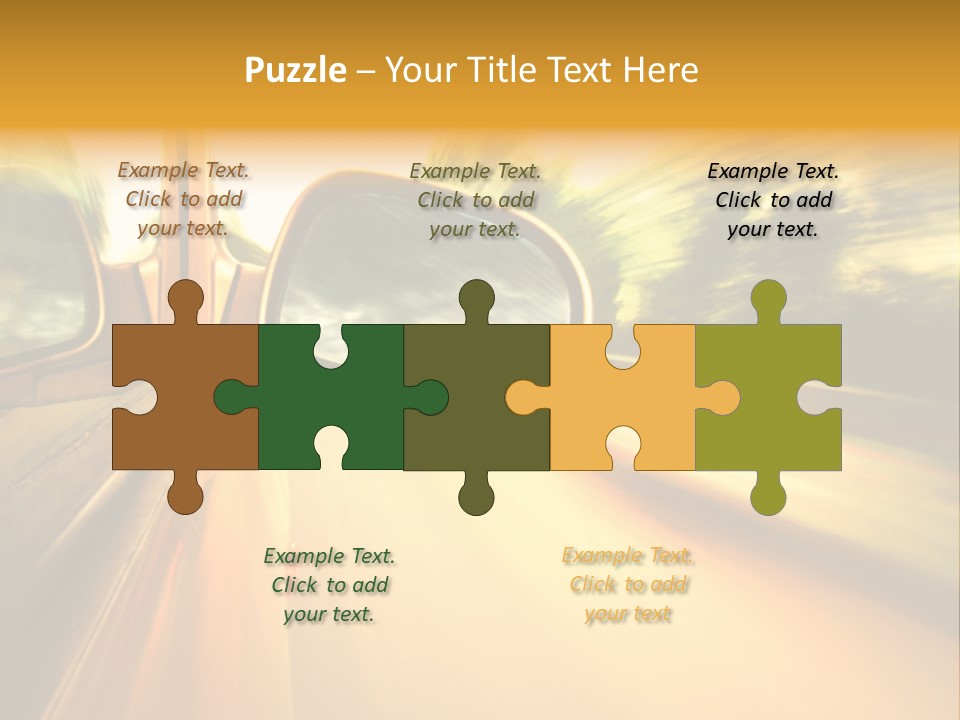 Transportation Movement Auto PowerPoint Template