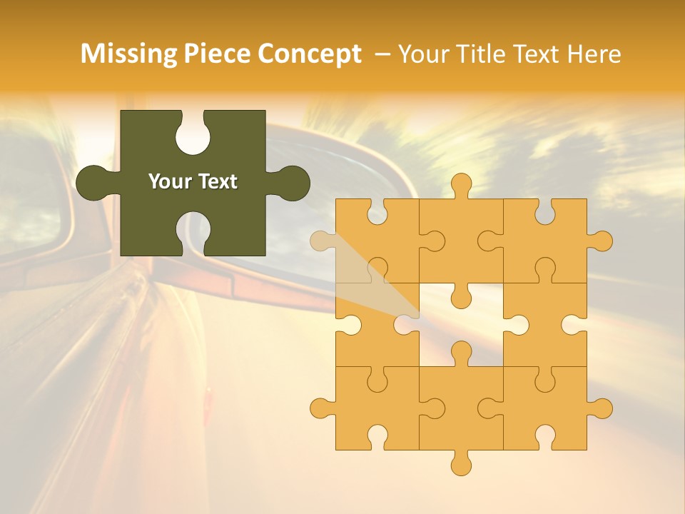 Transportation Movement Auto PowerPoint Template