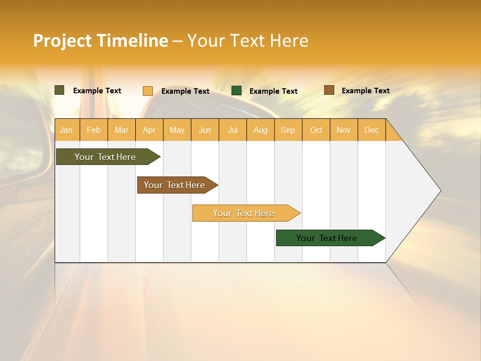 Transportation Movement Auto PowerPoint Template
