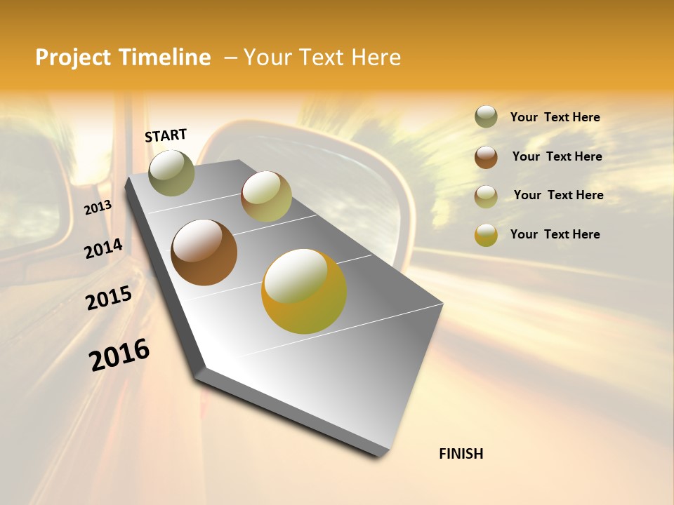 Transportation Movement Auto PowerPoint Template