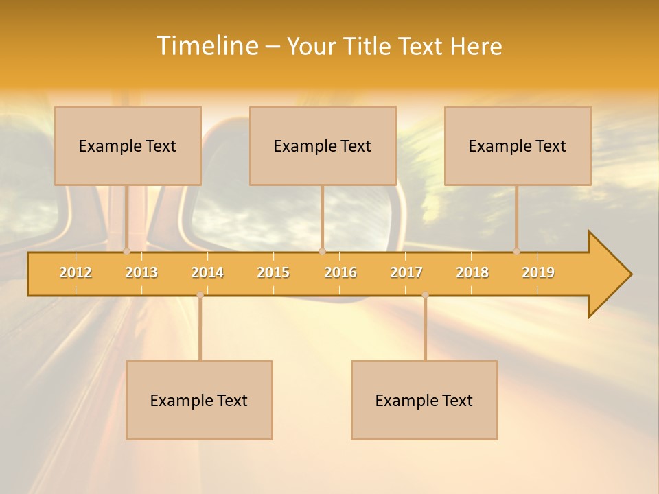 Transportation Movement Auto PowerPoint Template