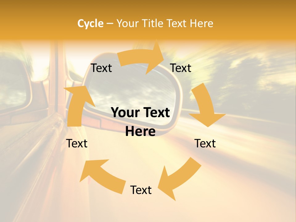 Transportation Movement Auto PowerPoint Template