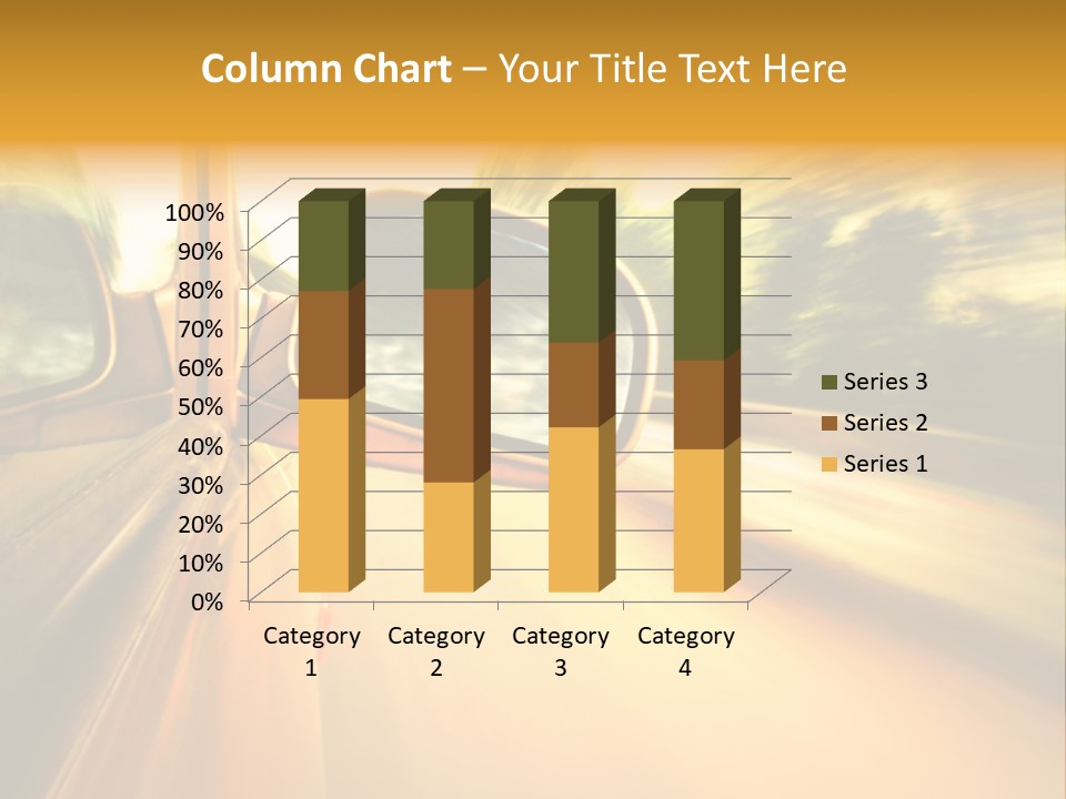 Transportation Movement Auto PowerPoint Template