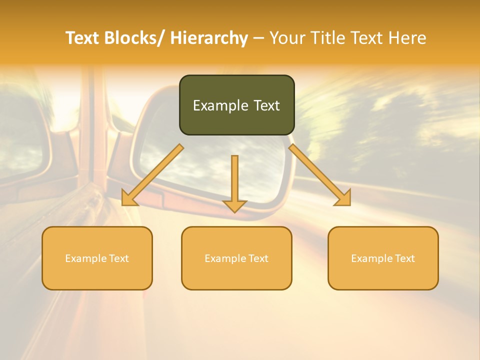Transportation Movement Auto PowerPoint Template