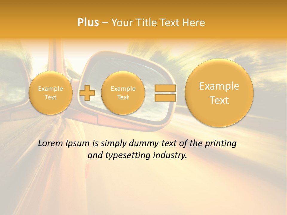Transportation Movement Auto PowerPoint Template